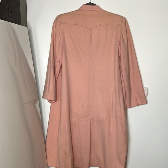 Fleurette Size 6-8 for I.Magnin Vintage Powder Pink Open Coat - Picture 11 of 15